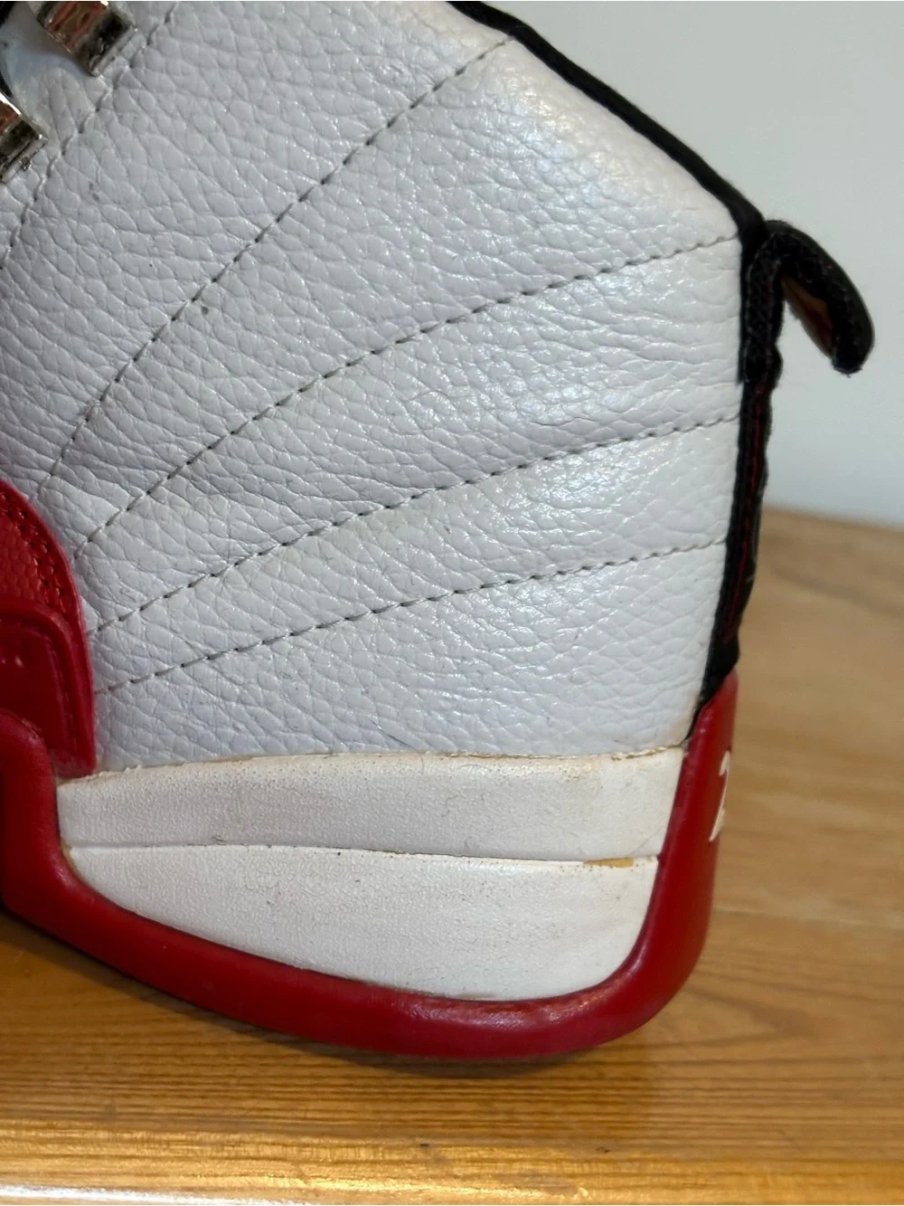 Air Jordan 12 Retro 'Cherry' (2009) high-top basketball sneakers, size 12